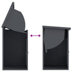 Parcel Delivery Box Anthracite 47.5 x 38 x 59 cm Steel