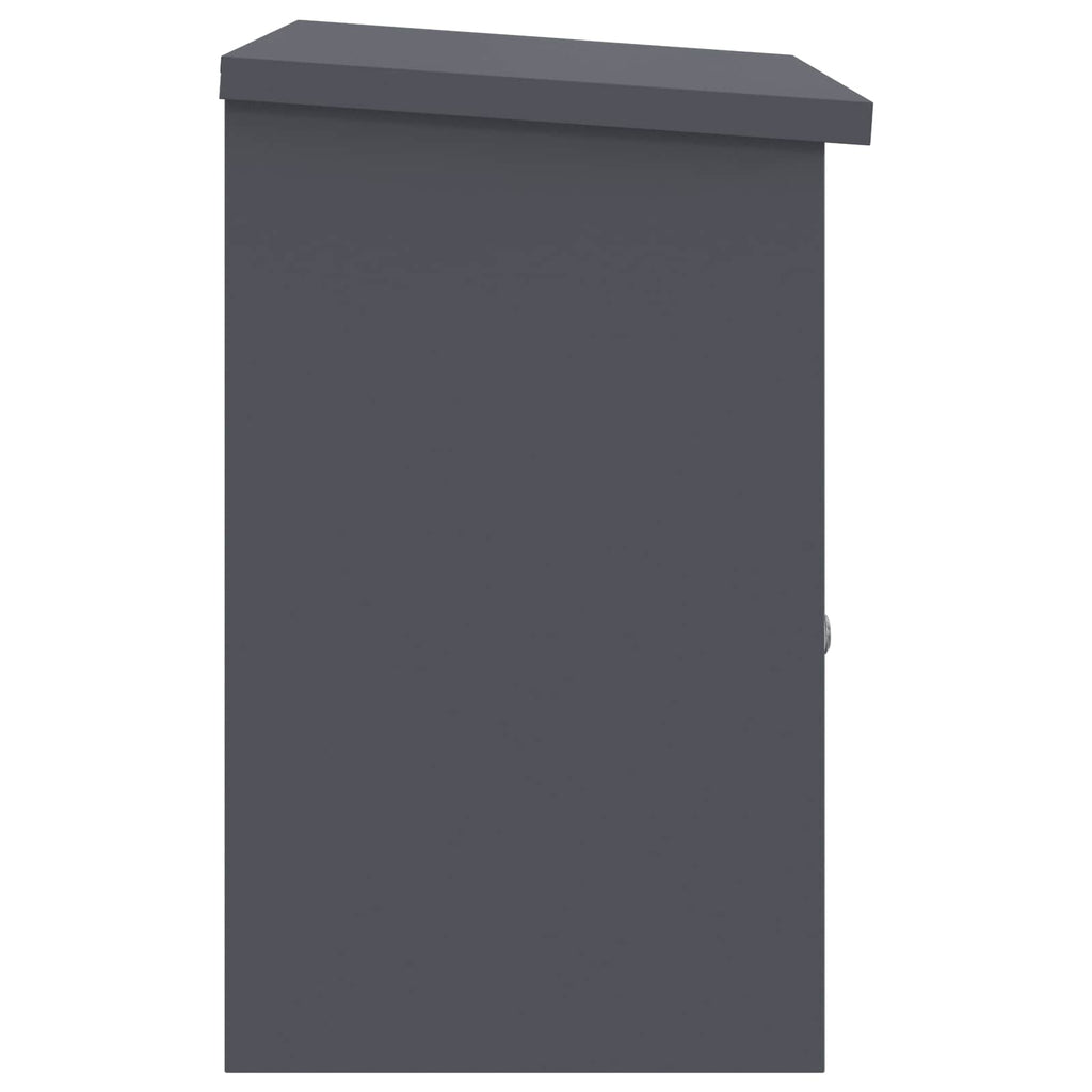 Parcel Delivery Box Anthracite 47.5 x 38 x 59 cm Steel