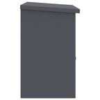 Parcel Delivery Box Anthracite 47.5 x 38 x 59 cm Steel