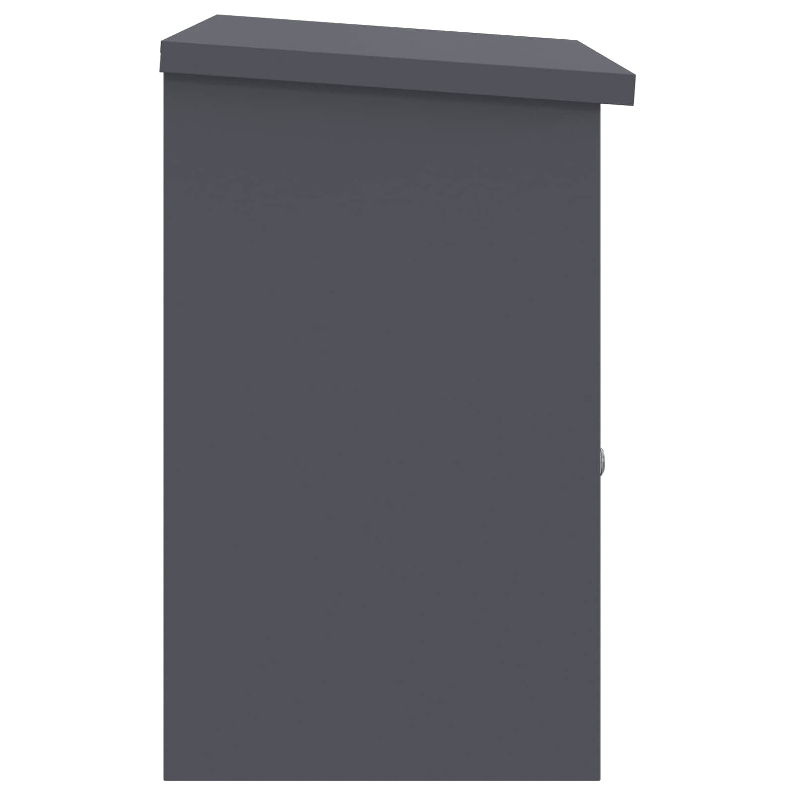 Parcel Delivery Box Anthracite 47.5 x 38 x 59 cm Steel