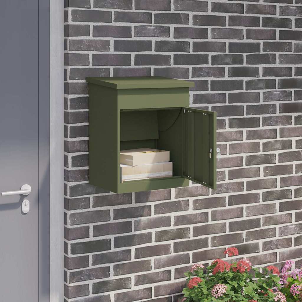 Caja de entrega de paquetes Antracita 47.5 x 38 x 59 cm Acero