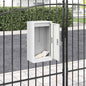 Caixa de Correio com Armazenamento e Porta 30 x 20 x 55 cm Aço
