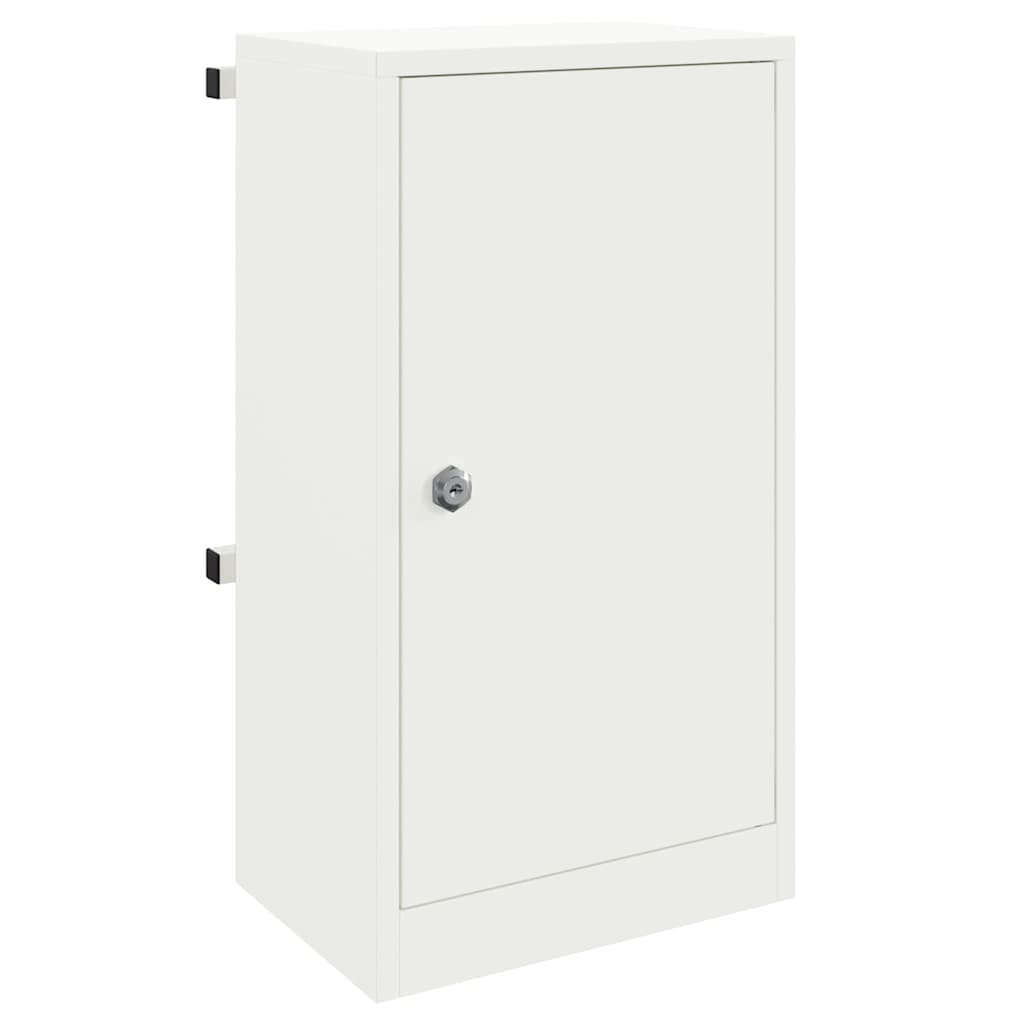 Buzón con almacenamiento con puerta 30 x 20 x 55 cm Acero