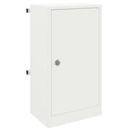 Buzón con almacenamiento con puerta 30 x 20 x 55 cm Acero