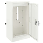 Buzón con almacenamiento con puerta 30 x 20 x 55 cm Acero
