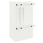 Buzón con almacenamiento con puerta 30 x 20 x 55 cm Acero