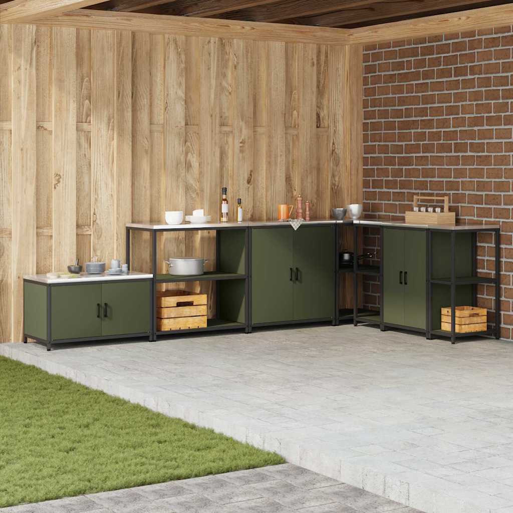 Almacenamiento de cocina HATTEM 30 x 50 x 92 cm Acero