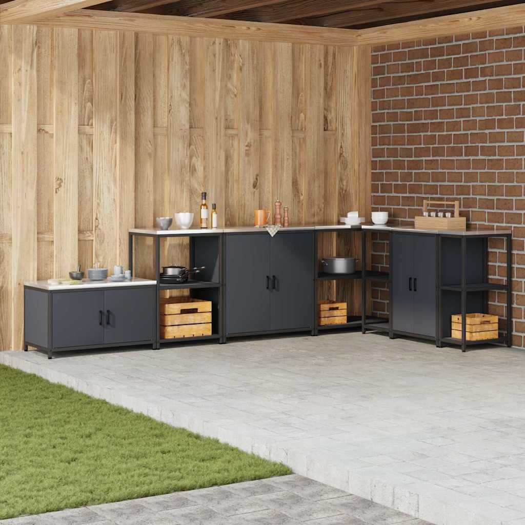 Almacenamiento de cocina HATTEM 30 x 50 x 92 cm Acero
