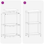 Almacenamiento de cocina HATTEM 30 x 50 x 92 cm Acero
