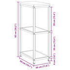 Almacenamiento de cocina HATTEM 30 x 50 x 92 cm Acero