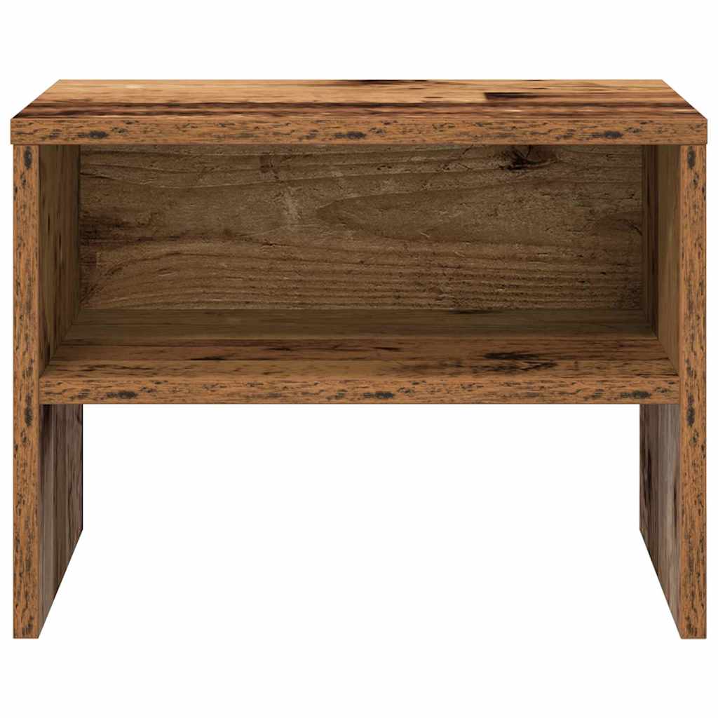 Armario de Noche 2 pcs Madera vieja 40 x 40 x 30 cm