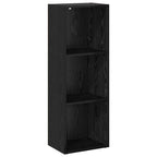 Estante de libros Roble Negro 40 x 30 x 114 cm