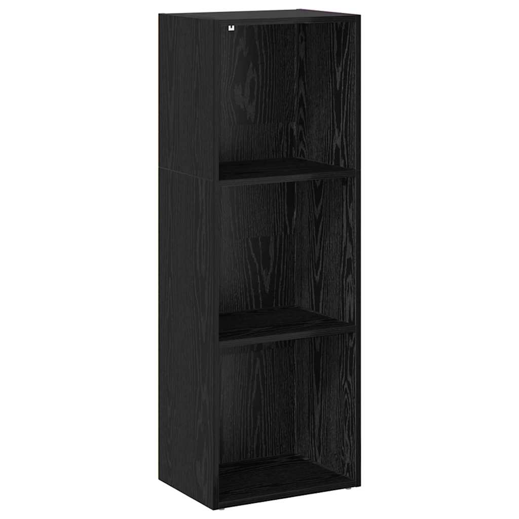 Estante de libros Roble Negro 40 x 30 x 114 cm