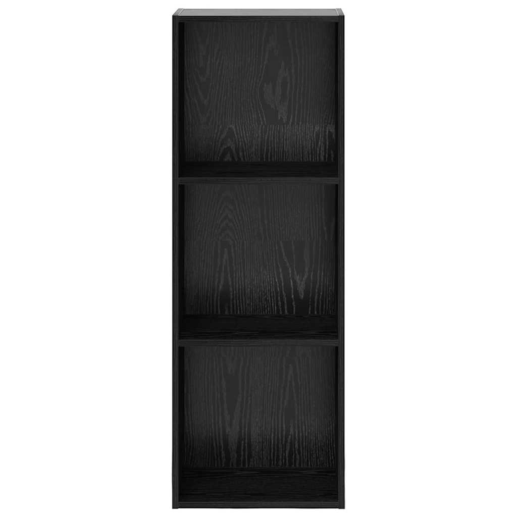 Estante de libros Roble Negro 40 x 30 x 114 cm
