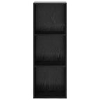 Estante de libros Roble Negro 40 x 30 x 114 cm