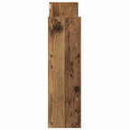 Armario Zapatero 2 pcs Madera envejecida 80 x 18 x 60 cm