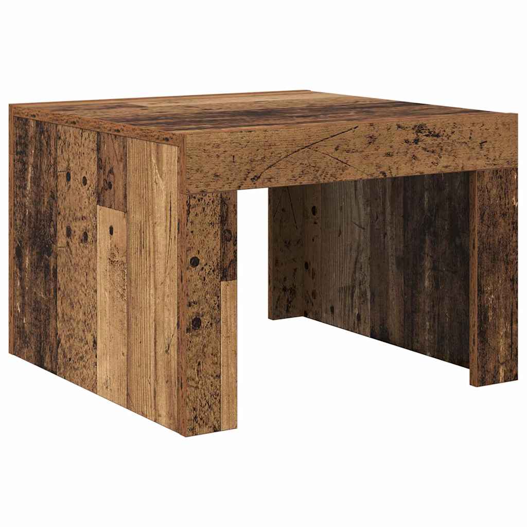 Mesa de Café Madera vieja 50 x 50 x 35 cm Madera de ingeniería