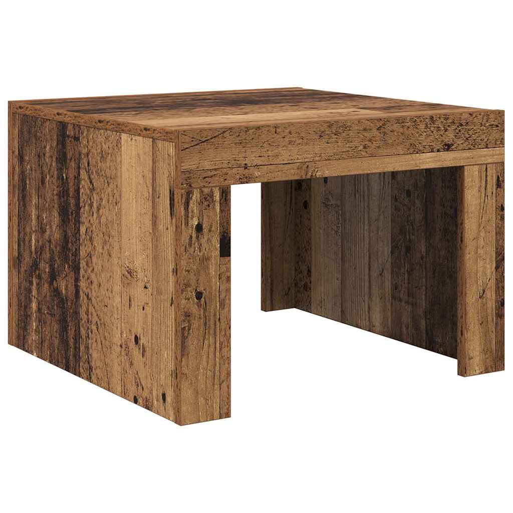 Mesa de Café Madera vieja 50 x 50 x 35 cm Madera de ingeniería