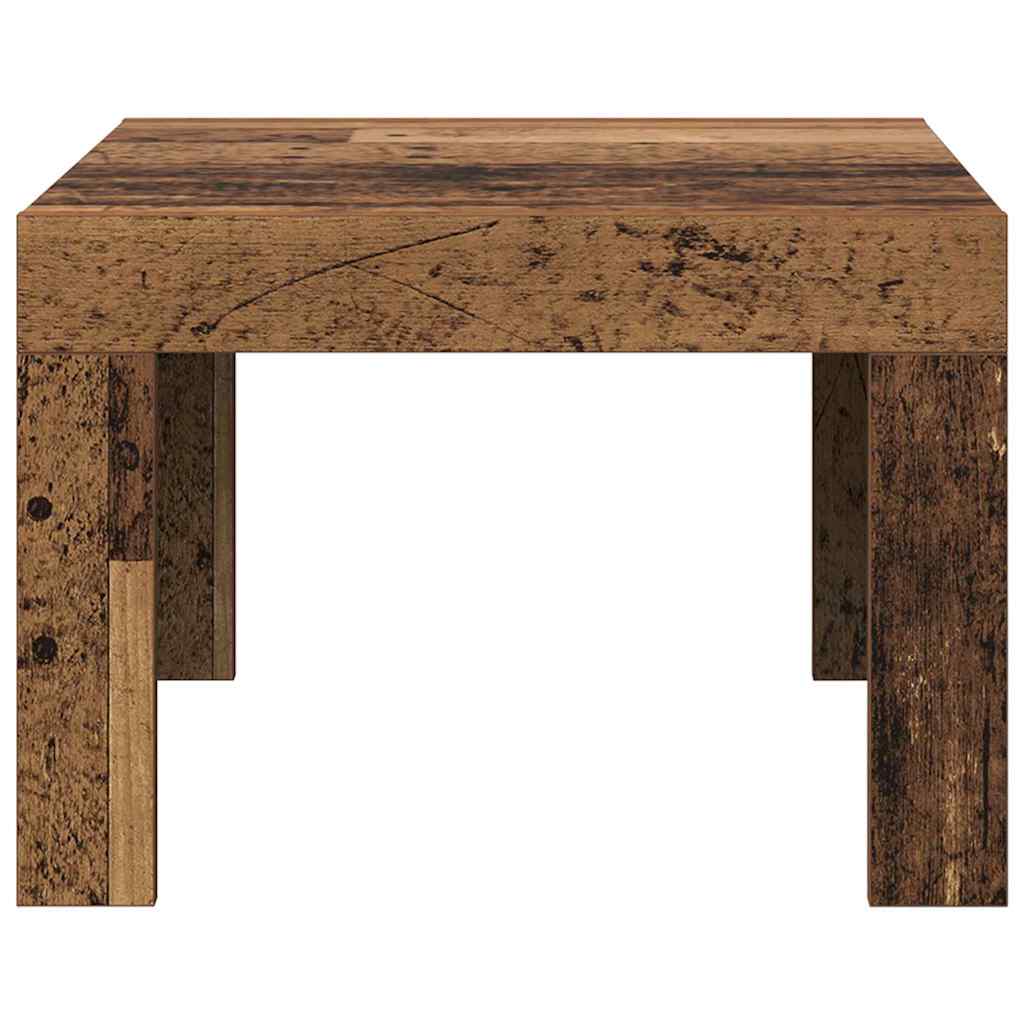Mesa de Café Madera vieja 50 x 50 x 35 cm Madera de ingeniería