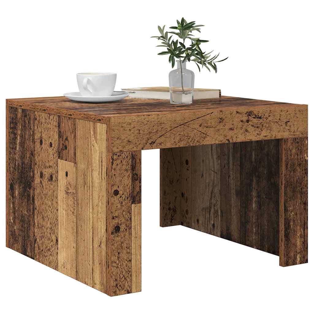Mesa de Café Madera vieja 50 x 50 x 35 cm Madera de ingeniería
