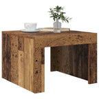 Mesa de Café Madera vieja 50 x 50 x 35 cm Madera de ingeniería