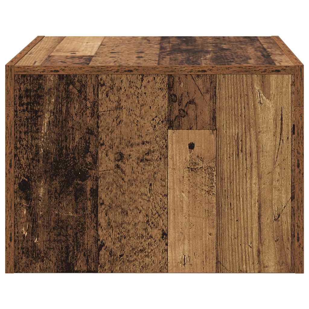 Mesa de Café Madera vieja 50 x 50 x 35 cm Madera de ingeniería