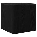Mesa de Café 3 pcs Roble Negro Madera de ingeniería