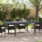 Mesa de cena exterior Plegable Antracita 210 x 90 x 73 cm Acero