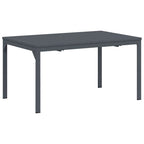 Mesa de cena exterior Plegable Antracita 210 x 90 x 73 cm Acero