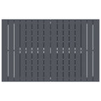 Mesa de cena exterior Plegable Antracita 210 x 90 x 73 cm Acero