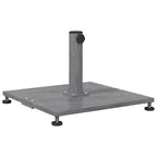 Base para sombrilla Apariencia de Madera Gris Oscuro