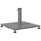 Base para sombrilla Apariencia de Madera Gris Oscuro