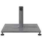 Base para sombrilla Apariencia de Madera Gris Oscuro