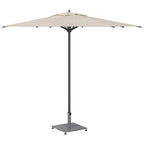 Base para sombrilla Apariencia de Madera Gris Oscuro