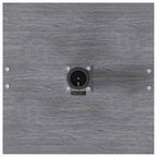 Base para sombrilla Apariencia de Madera Gris Oscuro