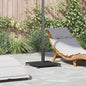 Base para sombrilla Apariencia de Madera Gris Oscuro