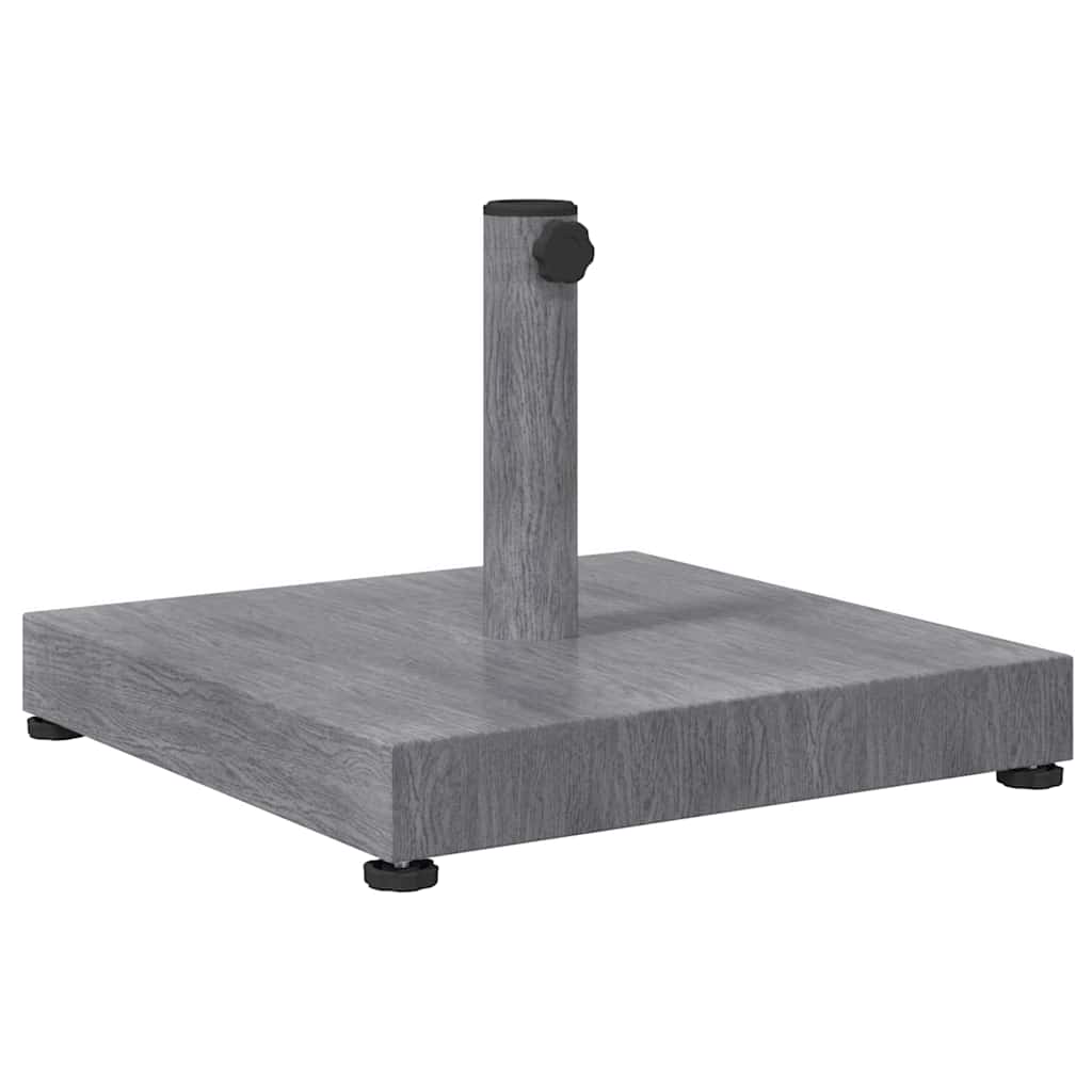 Base para sombrilla Aspecto de Madera Gris Oscuro
