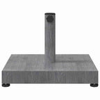 Base para sombrilla Aspecto de Madera Gris Oscuro