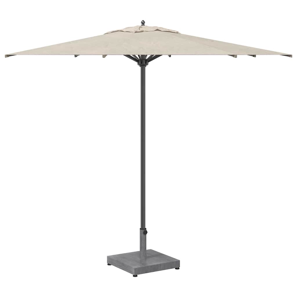 Base para sombrilla Aspecto de Madera Gris Oscuro