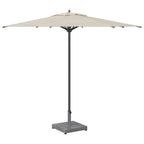 Base para sombrilla Aspecto de Madera Gris Oscuro