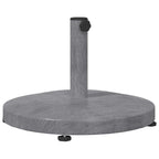 Base para sombrilla Aspecto de Madera Gris Oscuro