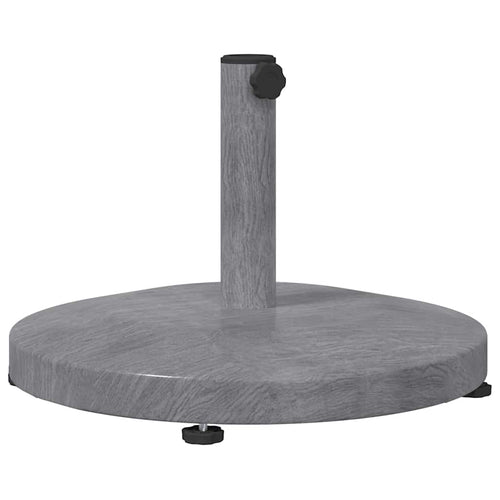 Base para Chapéu de Sol Aspeto de Madeira Cinzento Escuro