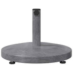 Base para sombrilla Aspecto de Madera Gris Oscuro