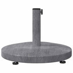 Base para sombrilla Aspecto de Madera Gris Oscuro