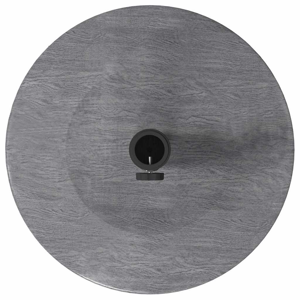 Base para sombrilla Aspecto de Madera Gris Oscuro