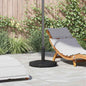 Base para sombrilla Aspecto de Madera Gris Oscuro