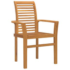 Conjunto de Comedor de Jardín 7 pcs Marrón