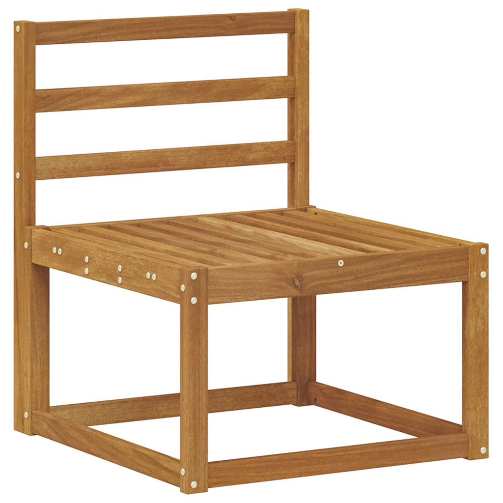 Conjunto de sofás de exterior 4 pcs Natural