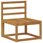 Conjunto de sofás de exterior 4 pcs Natural