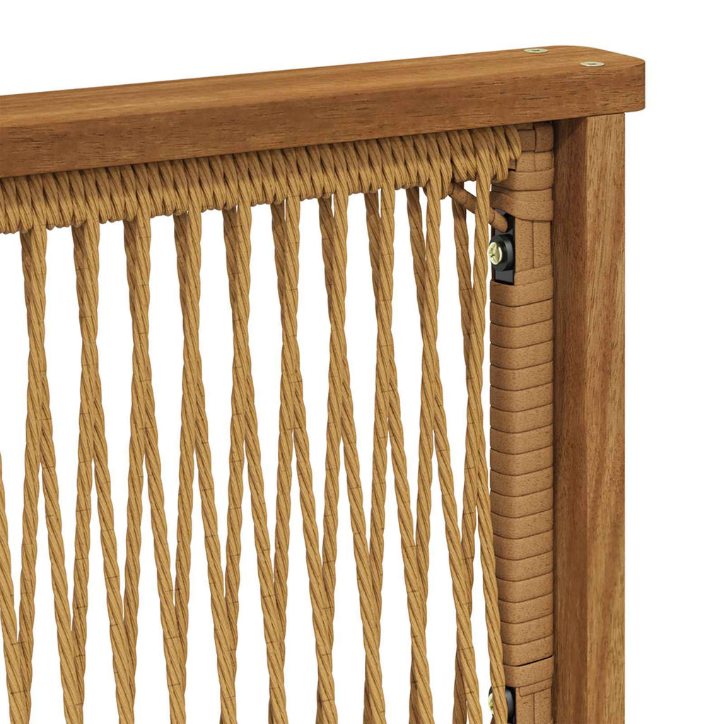 Conjunto de sofás de exterior 7 pcs Natural